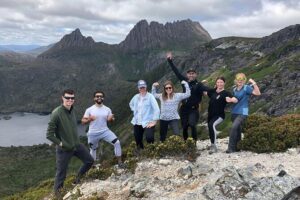 2 Day Cradle Mountain Tour / Hobart return / Inc. Accommodation - Day 1 in the wild west: Russell Falls, Mount Field, Franklin-Gordon, then Queenstown