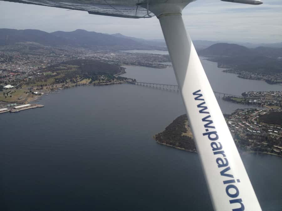 30 Minute Scenic Hobart Plane Flight - Cambridge Aerodrome to takeoff: short flight, big payoff