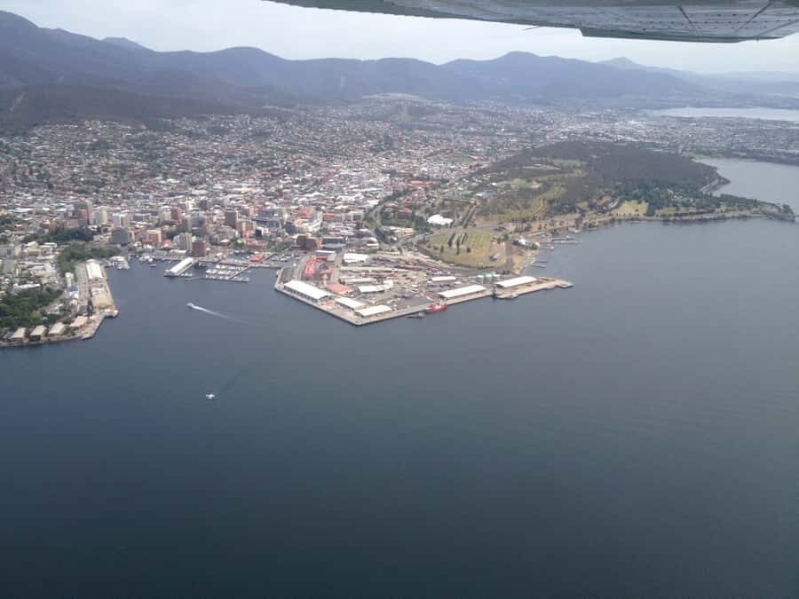 30 Minute Scenic Hobart Plane Flight - Up the river: MONA and Hobart’s Northern Suburbs in context