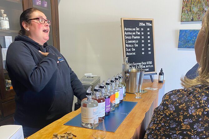 Cambridge Hobart Wine & Spirits Tour- Optional Lunch of Choice - Blackmans Bay Distillery in Cambridge: rum and gin with a free admission twist