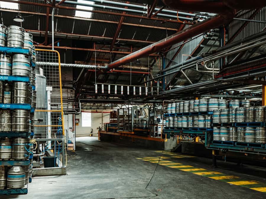 Hobart: Cascade Brewery Experience - The tasting paddle of four Cascade beers: how to make it worth your time