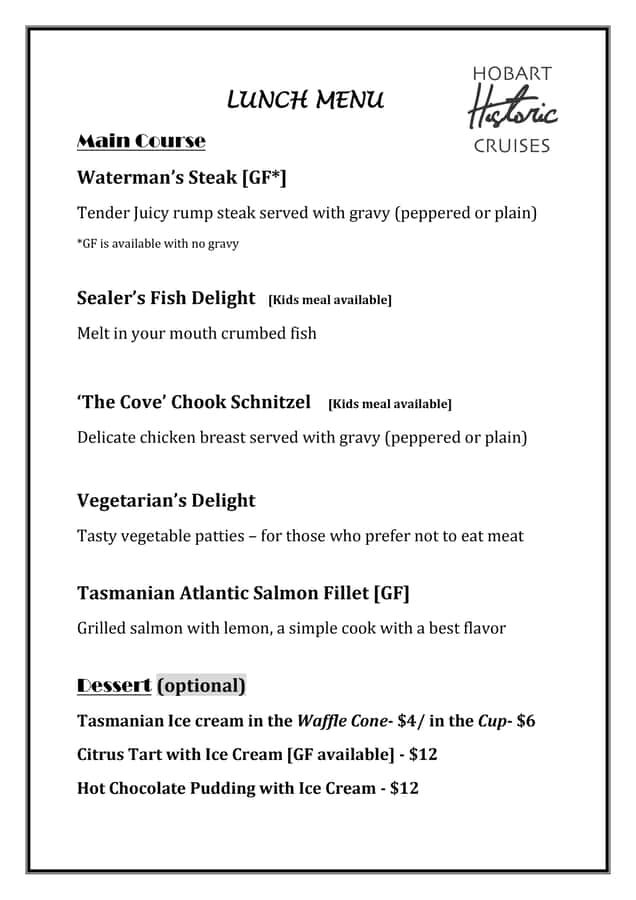 Hobart: Historic Lunch Cruise - Comfort and sea-sickness odds: how smooth is this ride?