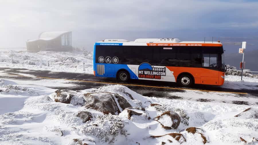 Hobart: kunanyi/Mt Wellington Explorer Bus Pass - Mountain Bikes on the Explorer Bus: Easy Logistics with a Small Fee