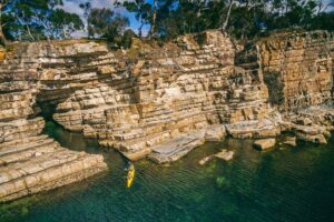 Hobart's Cliffs, Caves and Beaches Kayak Tour - Tinderbox to Taroona: How Wind Shapes Your One-Way Paddle