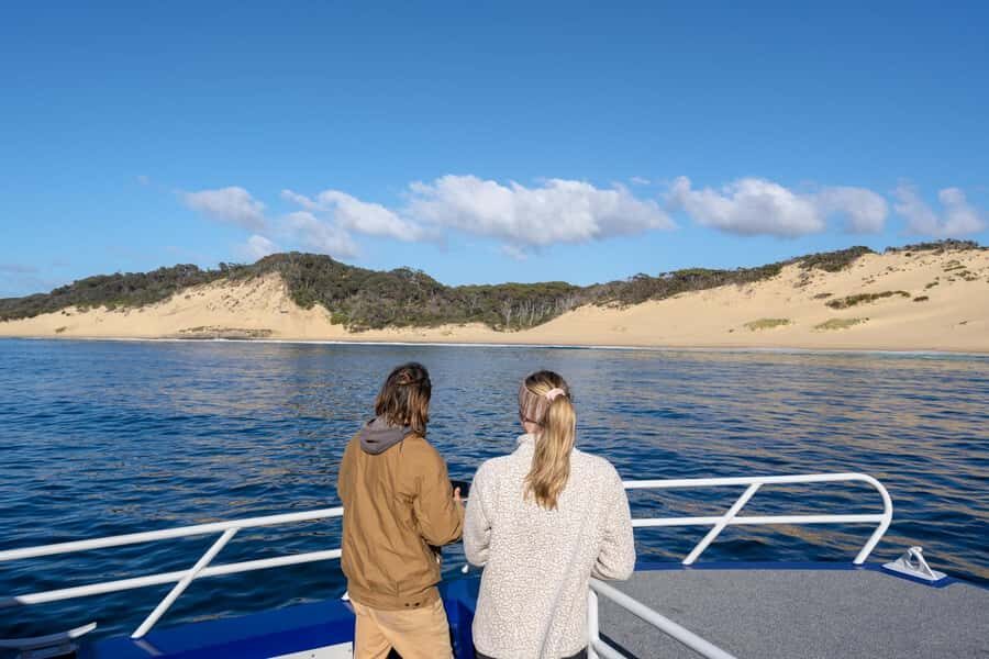 Port Arthur: Cape Raoul Wilderness Cruise - Passing Point Puer and Isle of the Dead from the water