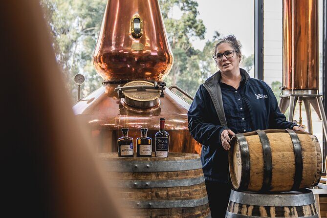 Private Tassie Distillery Tour - Tastings, Lunch and Morning Tea - Hobart Whisky: the repurposed Egg Factory and meeting distillers face-to-face